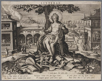 KG 01956
<br/>
Litterae (uit: "Schema seu speculum principum")
<br/>
<em>Sadeler, Johannes (1550-1600)</em>